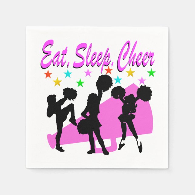 ROSA MEGAPHONE CHEERLEADING DESIGN PAPPERSSERVETT (Framsidan)