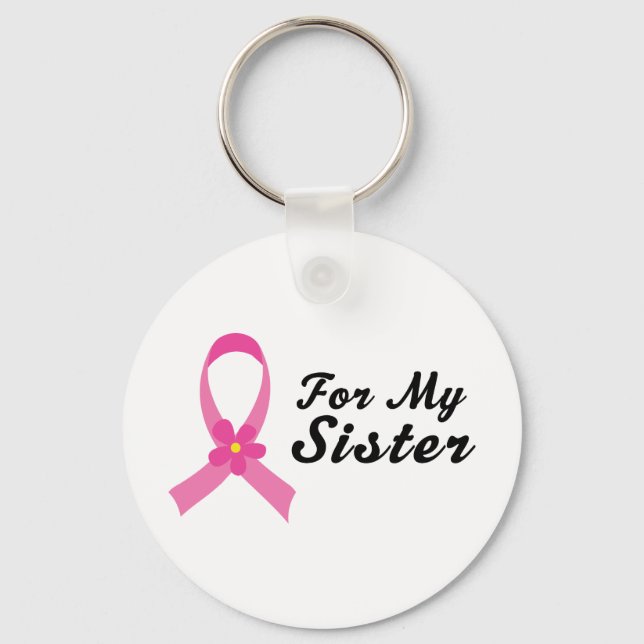 Rosa-menyfliksområdet för min syster nyckelring (Framsida)