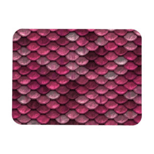 Rosa Metallic Scales Struktur Magnet