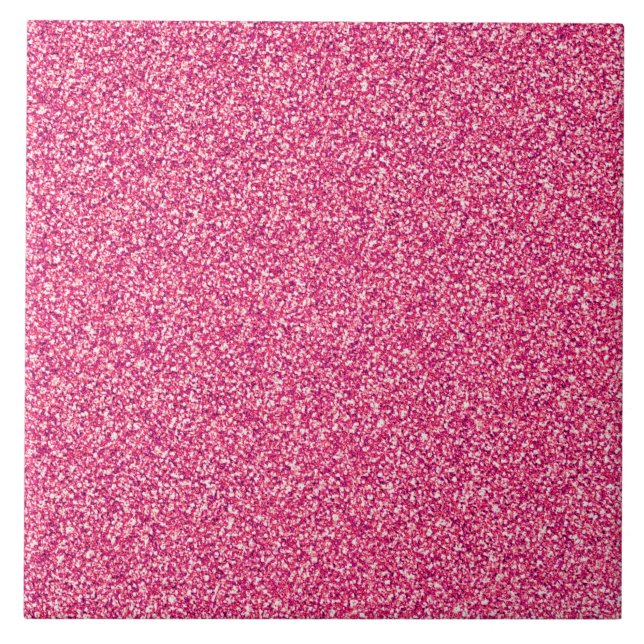 Rosa metallisk glittrande kakel (Framsidan)
