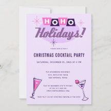 Rosa Midcentury Modern Julcocktailparty