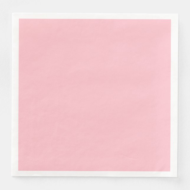 Rosa middagspappersservett pappersservett (Framsida)