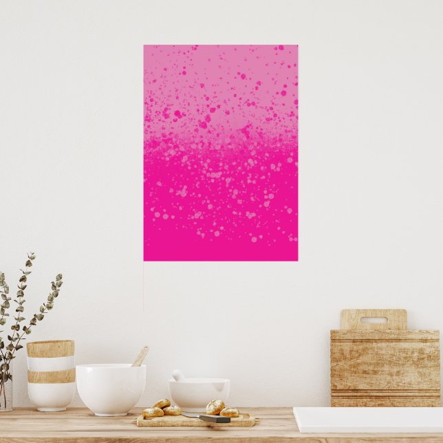 Rosa minimalism  poster (Kök)