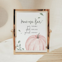 Rosa Minimalistisk babblöjdusch Mamma Osa Pub