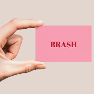  Rosa - minimalistiskt Affärskort Visitkort