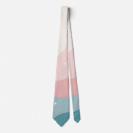 Rosa Mint Abstrakt Modern Samling Slips