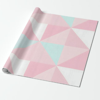Rosa Mint Abstrakt Populär Kollektion Presentpapper
