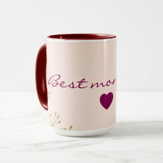 Rosa Mint Abstrakt Trendig Kollektion Mugg