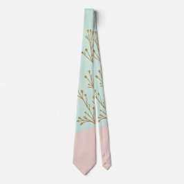 Rosa Mint Abstrakt Trendig Kollektion Slips