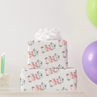 Rosa & Mint Baby Ankor One Photo Girl 1st Birthday Presentpapper
