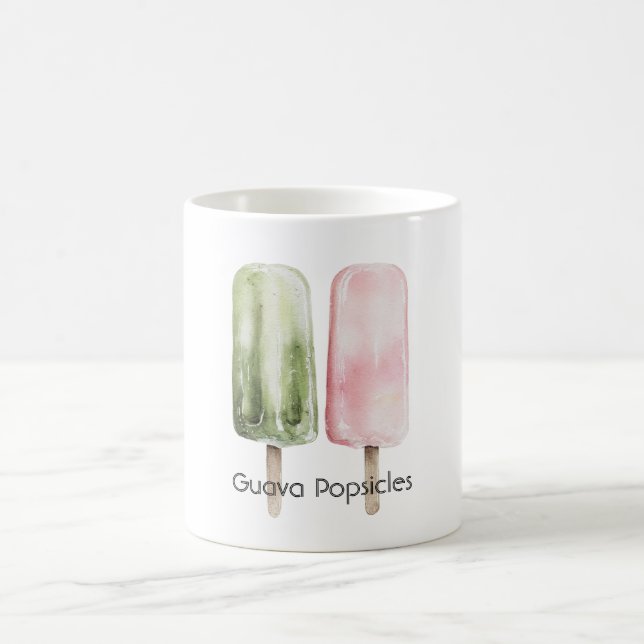 Rosa Mint Grön Guava Glasspinnar Kaffemugg (Center)