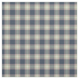 Rosa Mint Grönt Mörk blått Tartan Squares Möns Tyg