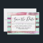 Rosa Mint Grönt Nagel polska Glitter Brushstrokes Spara Datumet<br><div class="desc">Rosa Mint Grönt Nagel polska Glitter Brushstrokes</div>