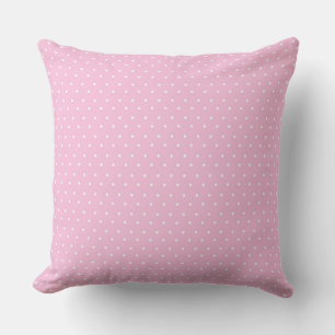 Rosa/Mint Polka punkt Reversible Pillow Kudde