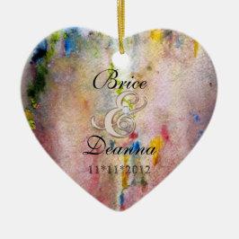 Rosa Mist Champagne Wedding Favor Ornament