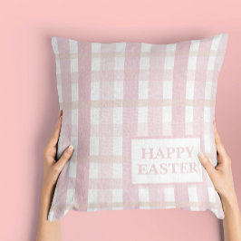 Rosa Mix Plaid Kudde