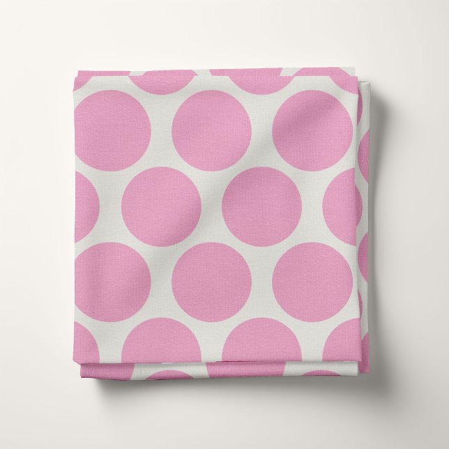 Rosa Mod Dots Tyg (Skapare uppladdad)