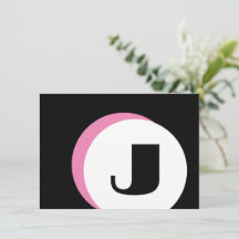 ROSA Mod Monogram fet inledande anteckningskort fö