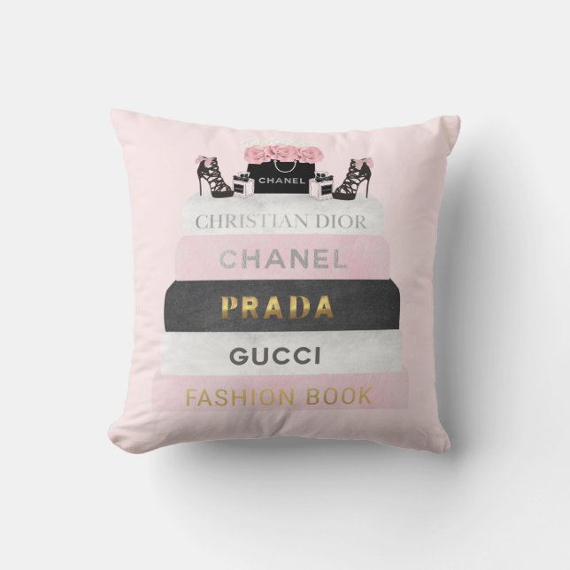 Rosa Mode Dekorativ kudde (Framsida)