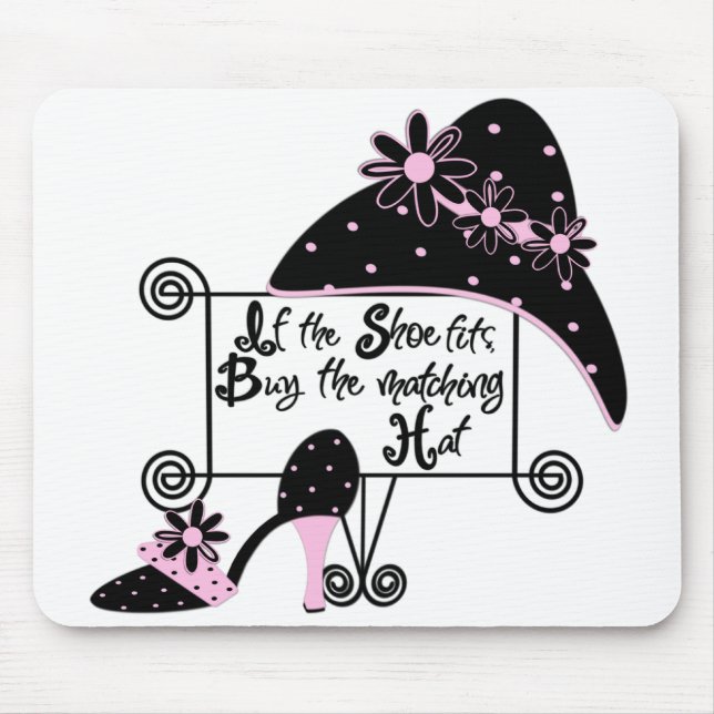 Rosa Mode Mousepad Musmatta (Framsidan)