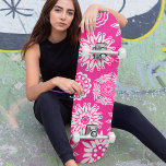 Rosa Modern Abstrakt Trendig Coola Blommigt för  i Mini Skateboard Bräda 18,5 Cm<br><div class="desc">Den här moderna designen har blommönstret coola och trendig modern abstrakt för rosa #skateboarding #skate #skateboard #skatelife #sk #skateboardingiskul #skater #skatepark #skateshop #skateeverydamnday #skateeverydamnday #skateboarder #skateboard #skating #life #skatergirl #trendig #coola #outdoor #rosa # #out  #girl #giftsfortjejer #gift #presenter</div>