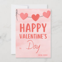 Rosa Modern Alla hjärtans gruppinbjudan