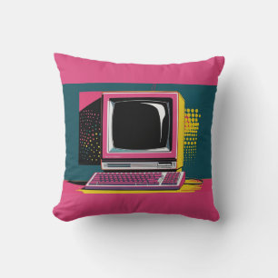 Rosa Modern Art Vintage - datorpanel Kudde