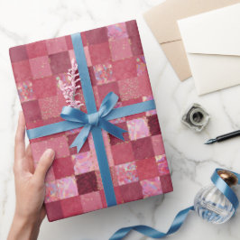 Rosa | Modern Faux Glitter & Opal Presentpapper