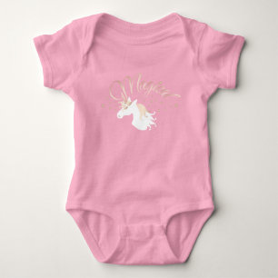 Rosa Modern Magic Unicorn T Shirt