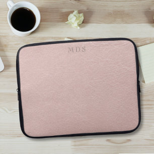 Rosa Modern Monogram Laptop sleeve