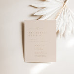 Rosa Modern repetitionsinbjudan till middagsdag Inbjudningar<br><div class="desc">Utformningen har ett handskrivet teckensnitt och modern minimalistisk design. Designad att samordna med för "SERENA" bröllopsinbjudan. Om du vill ändra information klickar du på "Anpassa". Om du vill flytta texten eller ändra storlek, teckensnitt eller färg klickar du på "Klicka för att anpassa ytterligare". Visa samlingslänken på den här sidan om...</div>