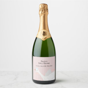 Rosa Modern Whimsical Princess Svan Baby Shower
