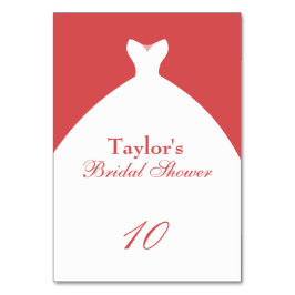 Rosa Möhippa Bröllop Gown Bordsnummer