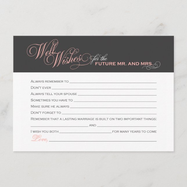  Rosa Möhippa well Önskemål Rådkort (Framsida)