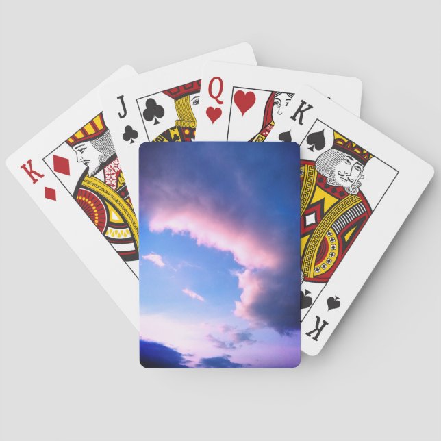 Rosa moln casinokort (Baksidan)