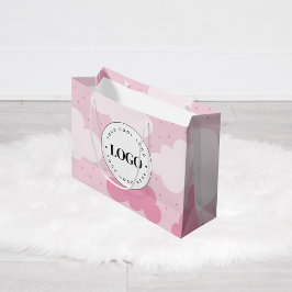 Rosa moln prickig barnbutik marknadsför varumärke 