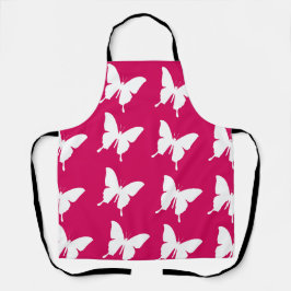 Rosa, monarch butterflies mönster