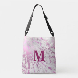 Rosa monogram Bröllop Totte Bag Axelväska