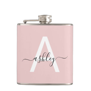  Rosa, monogram, cute Girly-skript Fickplunta