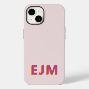 Rosa Monogram Initial Brev Simple Retro