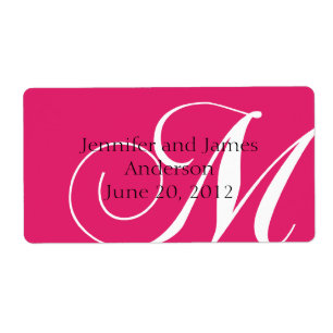 Rosa Monogram M Fraktsedel