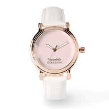 Rosa Monogram Modern Minimalist Feminint Chi
