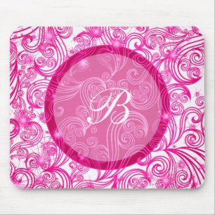 Rosa Monogram Mousepads Musmatta