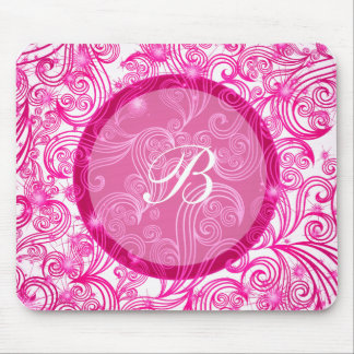 Rosa Monogram Mousepads Musmatta