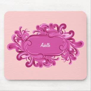 Rosa Monogram Mousepads Musmatta