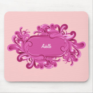 Rosa Monogram Mousepads Musmatta
