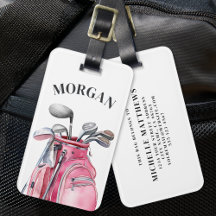 Rosa monogram namngiven golf