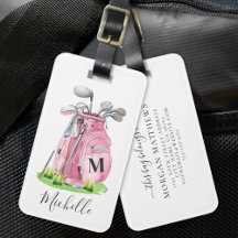 Rosa monogram namngolf