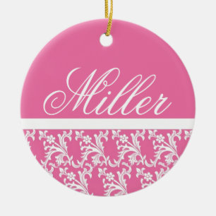 Rosa Monogram Ornament