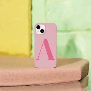 Rosa Monogramdesign för inledande Personlig i Namn
